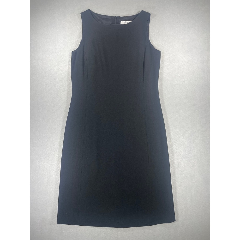 Nygard Collection Black Sleeveless Sheath Dress Size 6 Professional Cocktail